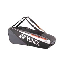 Torba na rakiety Yonex Club Racket (torba na sprzęt, 2 główne komory) 2025 czarna 6-sztukowa